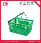 HDPP Plastic Trolley Basket 28L Grocery Baskets With Handles