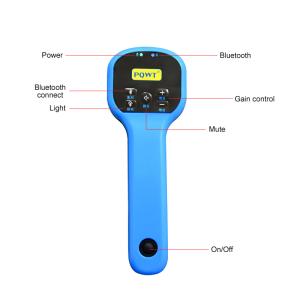 Wholesale PQWT BT20 30 Pipeline Underground Water Leak Detector Device 9m from china suppliers