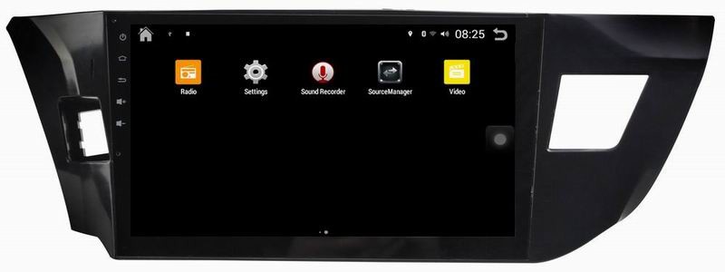 Ouchuangbo car multi media pure android 4.4 for Toyota Levin 2014 support gps navi AUX USB