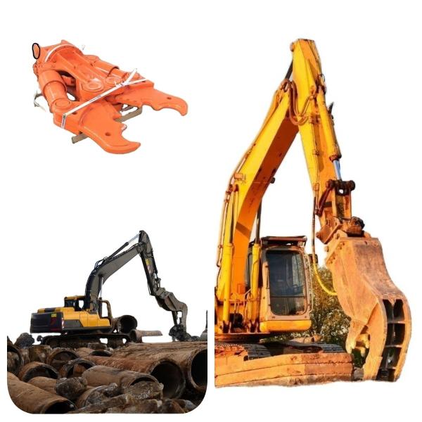 Multifunction Rotary Hydraulic Shear Concrete Metal Cutter ZAX330-3 Excavator Part