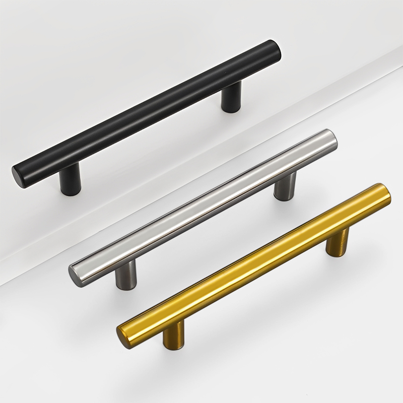 Moisture-proof & Rust-proof Furniture Pull Handle T-shaped Door Handle Cabinet Drawer Pull Universal Furniture Hardware Handle
