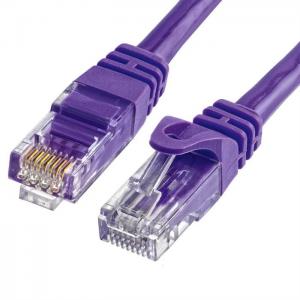 China Durable 10Gbps Purple Cat 6 Ethernet Patch Cable Cat6 Network Cable 25ft 100ft on sale