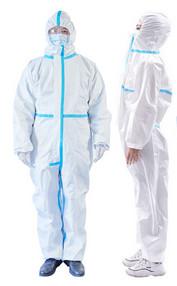 China Water Resistant Disposable Work Coveralls Dust Proof With Elasticated Hood on sale