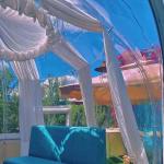 4.0m Garden Outdoor Bubble Tents Aluminium Frame Plastic Dome Tent