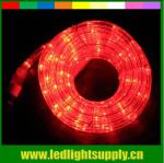 ultra thin 2 wire flexible arm red led light rope christmas lights