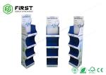 Colorful Printed Folded Safe Paper Exhibition Cardboard Pop Up Display Stands