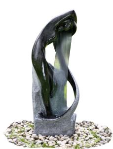 Wholesale Multi Shape Sculpture Water Fountains Garden Statue Fountains White / Black Color from china suppliers