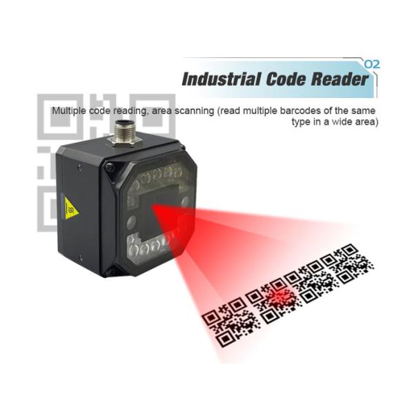 Rakinda 1.3MP Industrial IP67 Code Reader Adopts 14 LED Lamps For Production line Quality Management And Tracking