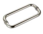 Polished Chrome Finish Glass Door Pull Handle Stainless Steel for Contemporary