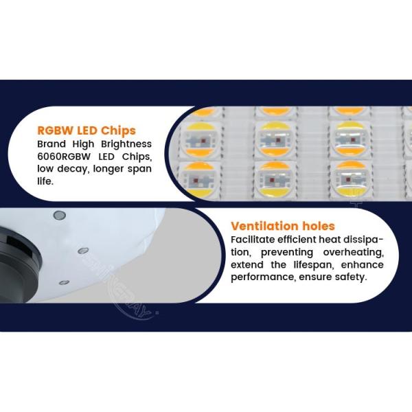 120W Led RGB Balloon Light Tower Versatile Portable Light Tower For Outdoor Event
