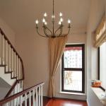 Black Classic Chandelier E14 Retro Vintage Chandelier(WH-CI-131)