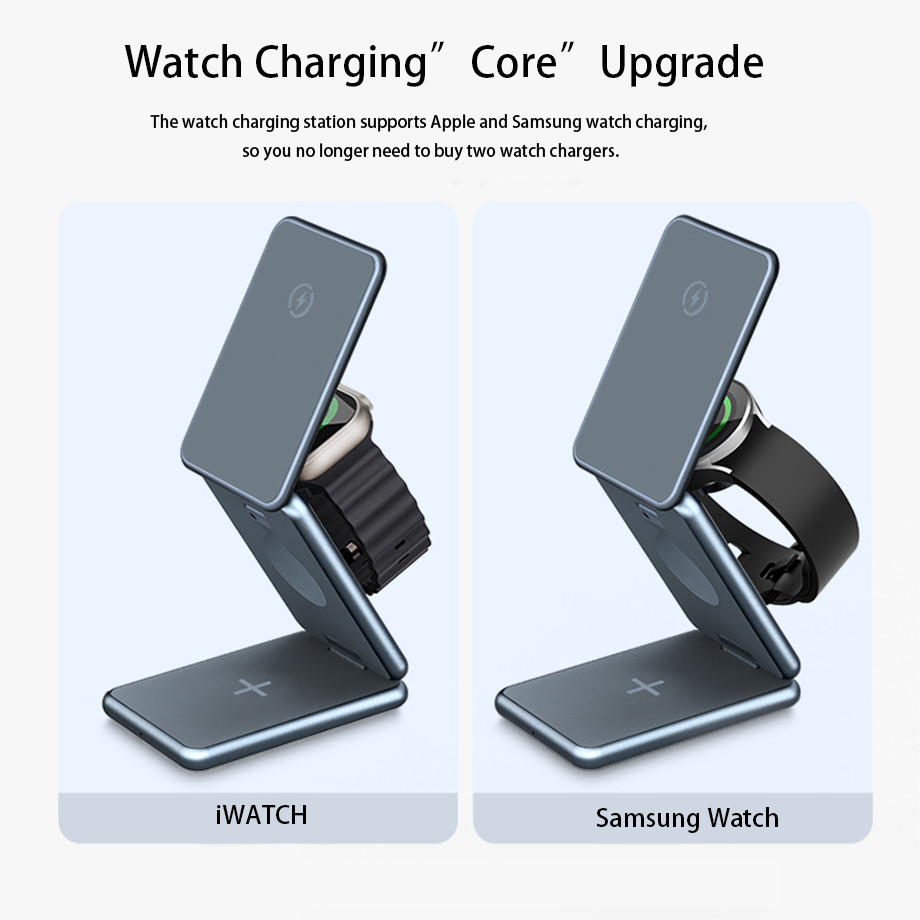 Charging Aluminum Alloy Metal Wireless Charger For Smart Watch