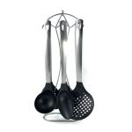 Non-Stick 7PCS Nylon Kitchen Utensils with Stainless Steel Handle