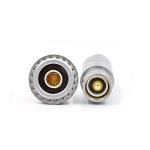Lemo 3S M18 Connector FFA Coaxial 50 Ohm Male And Female Connectors FFA.3S.250