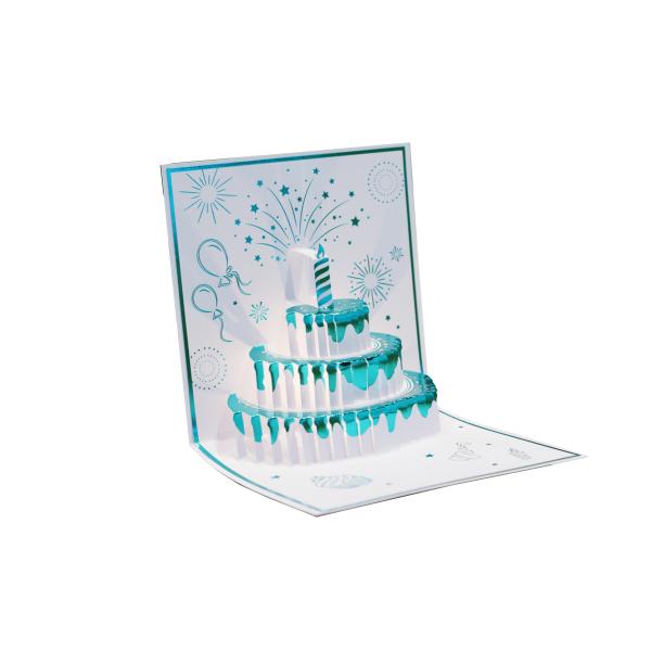 Customizable Personalized 3D Pop Up Happy Birthday Card for Special Occasions