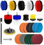 1.2 kg 32 Piece Power Scrubber Drill Brush Kit For Tile Sealants Bathtub