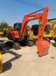 Used Doosan DX60 Excavators Heavy 6 Tons Bucket 0.21 M³ Machine Hydraulic Low