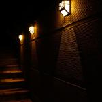Home Garden Fence Light Classic Decoration Green Inova Solar LED Wall Light with
