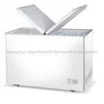 Supermarket Folding 2 Doors Chest Deep Freezer With LED Display