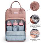Canvas Mummy Diaper Bag / Baby Travel Changing Bag With Laptop Pocket USB