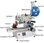 Flat Side Square Bottle Labeling Sticker Labeling Machine Lt-60 For Packaging