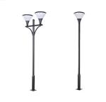 Waterproof Post Lighting Led Gate Solar Garden Pillar Light for Outside Lamp