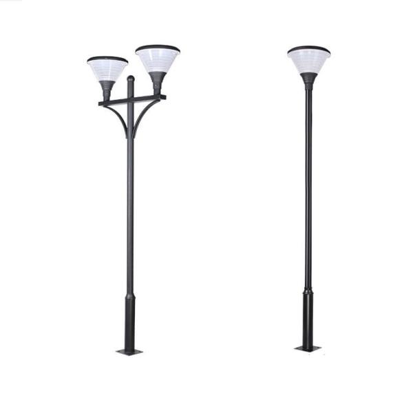 Waterproof Post Lighting Led Gate Solar Garden Pillar Light for Outside Lamp