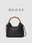 Bamboo Handle Gucci Princess Diana Handbag Double G Hardware OEM
