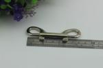 Handbag hardware 85 mm length nickel color swivel snap lobster claw clasp hook