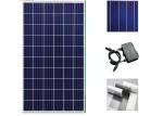 Clean Energy Silicon Solar Panels 260 Watt , Home System Black Solar Panels