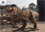 Giant Lifelike Animatronic Outdoor Dinosaur Foreleg Movement / Simulation Roar