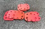 Precision Machined Aluminum Parts Aluminum 6061-T6 with Red Anodizing Aluminum
