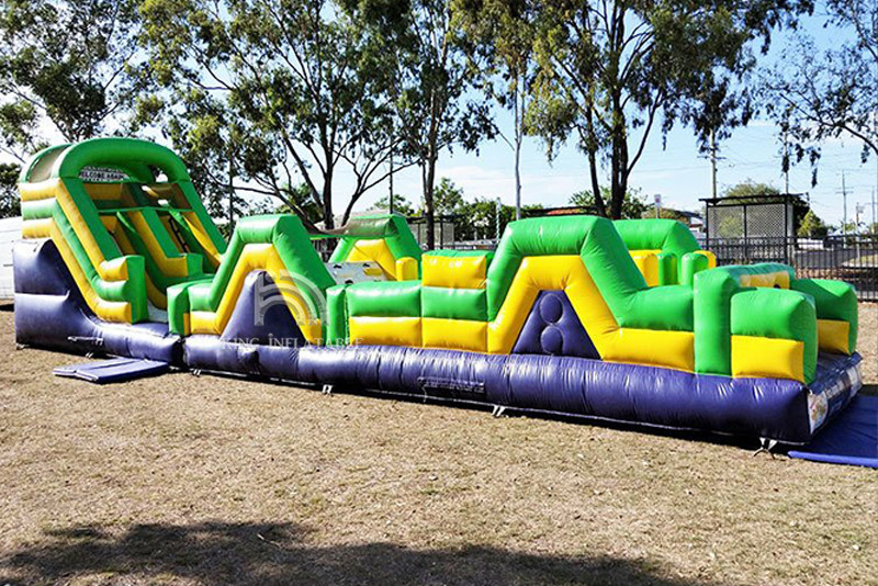 Commercial Outdoor Inflatable Obstacle Courses Challenge Inflatable Party Games For Adults