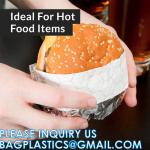 Parchment Baking Paper Lined Foil, Insulated Foil Sandwich Wrap Sheet, Aluminum