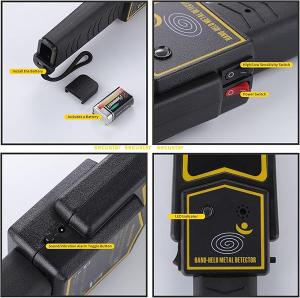 Wholesale Waterproof IP68 Hand Held Metal Detector Anti Slip Handle Continue working 72hours from china suppliers