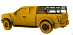 Black Powder Coated Cargo Rack Roll Bar for Pick Up GLADIATOR Exterior