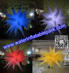 Suspended Romantic Background Stage Decoration Inflatable LED Lighting Star