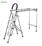 1.0mm 4 Fold Aluminum Ladder Clothes Hanger 5.8KG