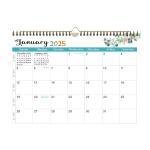 12 X 12 Inches Custom Wall Calendar December End Month Customizable