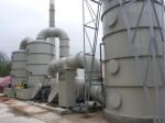 Industrial Waste Gas Scrubber FRP GRP Desulfurization Tower For Odor Smell