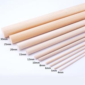 Wholesale Polished 4mm Unfinished Wood Crafts Long Round Wooden Sticks from china suppliers