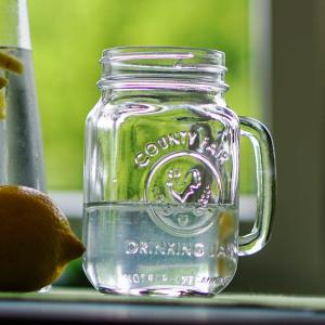 Wholesale 470ml/16oz Glass Storage Jars Sturdy Handle With Leak Resistant Seal from china suppliers