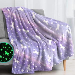 Wholesale 500g Festival Pattern Glow-in-the-Dark Blanket Cover for Office Nap Air Conditioning from china suppliers