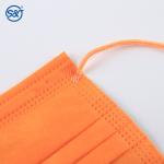 S&J Digital printing disposable spunlace non woven color 4 ply surgeon face mask