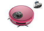 Real Time Mapping Robot Vacuum 3200MAH Battery Low Noise 58DB Auto Charging