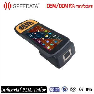 China Fingerprint Scanner Industrial PDA Android OS Wifi Bluetooth Touch Capacitive Screen on sale