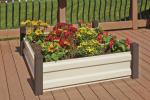 100x60x30cm Anti-Rusting Raised Metal Square Raised Garden Bed Kit