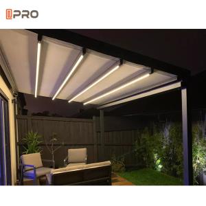Wholesale Aluminum Electrical Patio Awning Windproof Waterproof Pergola Retractable Awning from china suppliers