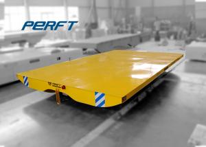 Wholesale Industrial Motorized Transfer Trolleys On Track , Heavy Load Cart For Transporting Steel from china suppliers