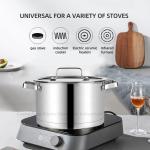 High Quality Kitchenware 6 Pcs Stainless Steel Soup Pot Set Cookware Set With